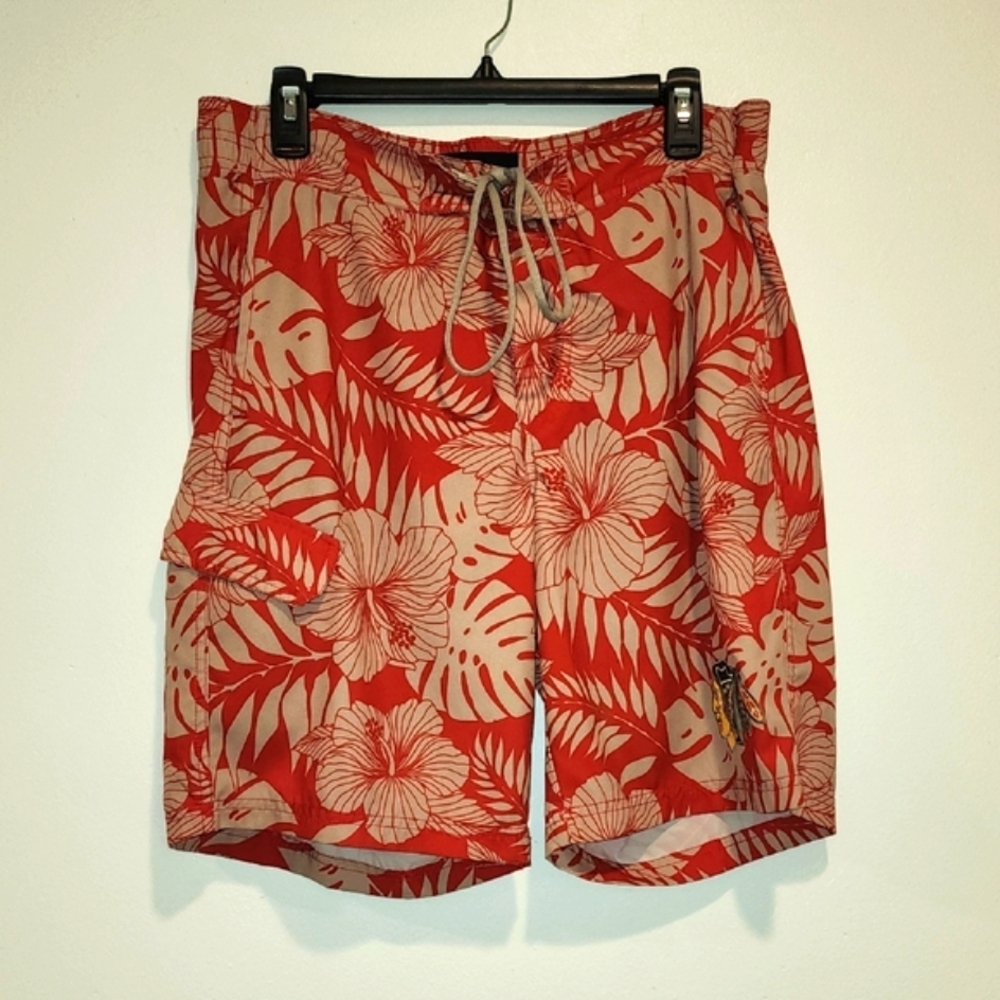 NHL Blaxkhawks Board Shorts Quick-Drying Swimwear